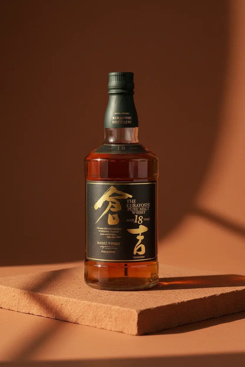 Find out more or buy Matsui The Kurayoshi Pure Malt 18 Year Old Whisky 700ml online at Wine Sellers Direct.