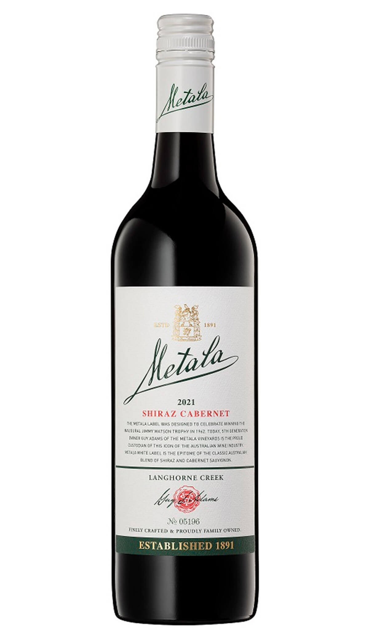 Find out more, explore the range and purchase Metala White Label Shiraz Cabernet 2021 (Langhorne Creek) available online at Wine Sellers Direct - Australia's independent liquor specialists.