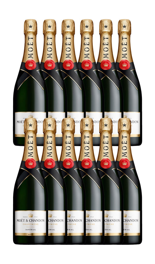 Buy Moët & Chandon Impérial Brut NV Straight Dozen 750mL (Champagne) at Wine Sellers Direct's best prices.