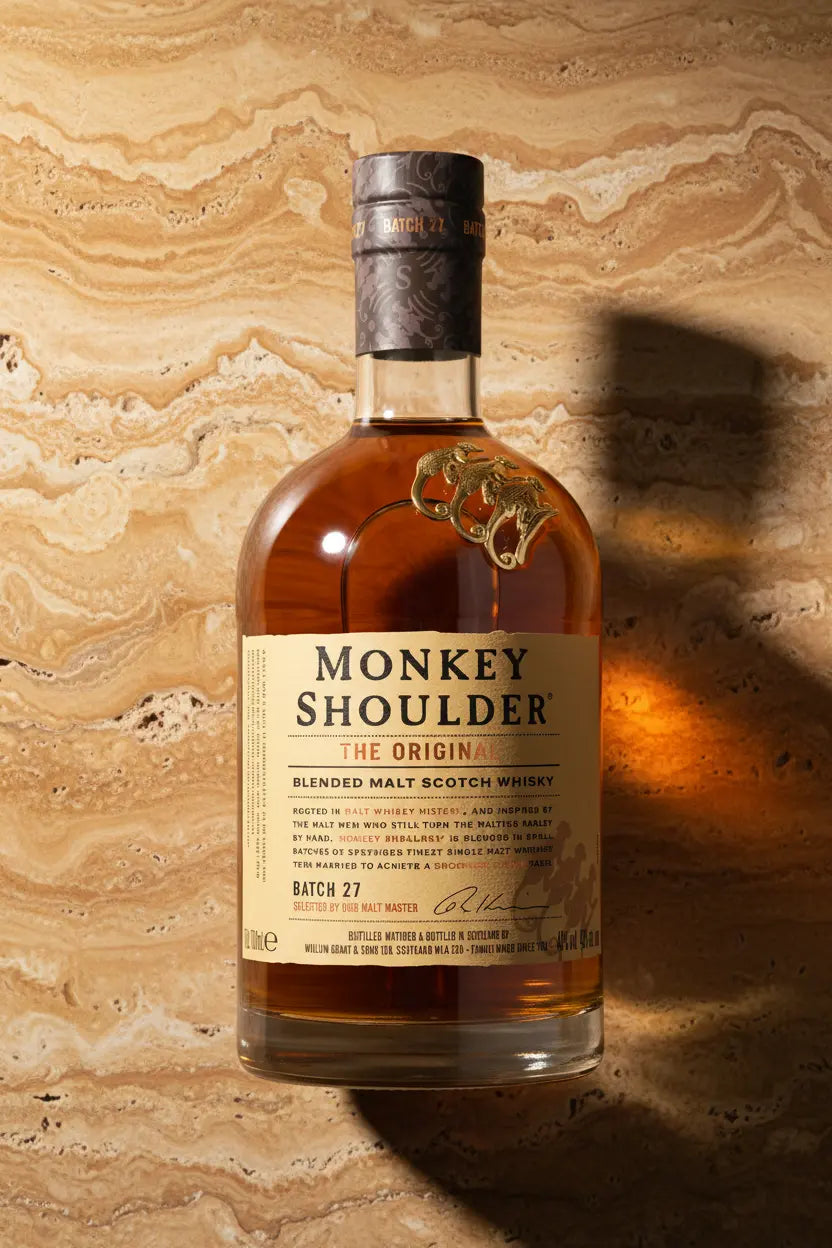 Find out more or buy Monkey Shoulder Batch 27 Blended Malt Scotch Whisky 700mL online at Wine Sellers Direct's best prices.