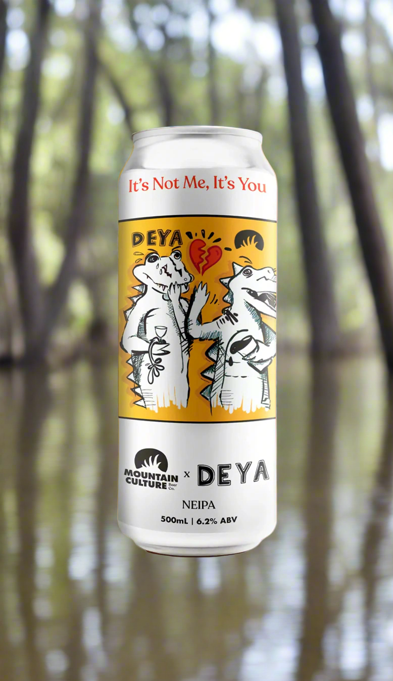 Find out more or buy Mountain Culture x Deya Its Not Me It's You NEIPA 500ml online at Wine Sellers Direct - Australia’s independent liquor specialists.