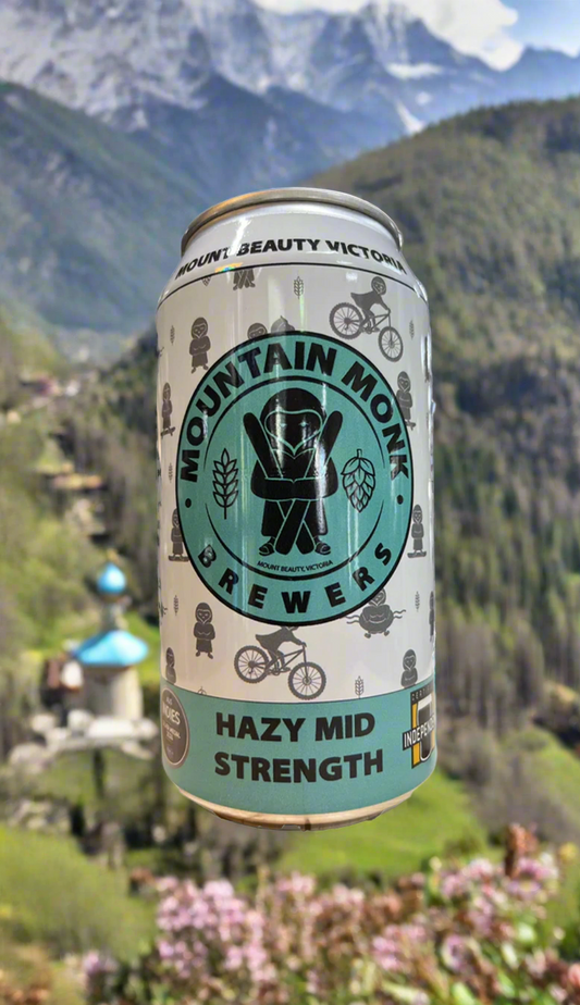 Find out more or buy Mountain Monk Hazy Mid 375ml online at Wine Sellers Direct - Australia’s independent liquor specialists.