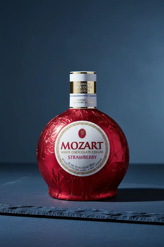 Buy Mozart White Chocolate Cream Strawberry Liqueur 500ml online at Wine Sellers Direct's best prices.