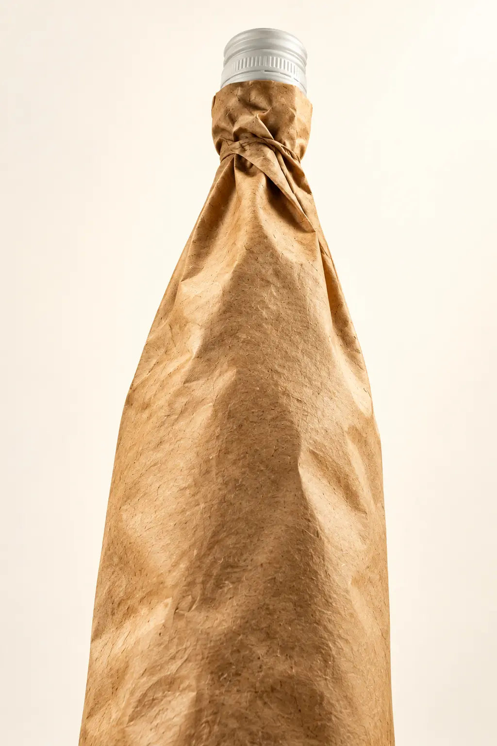 Mystery Wine Sangiovese Rosé 2026 750mL fully labelled wine bottle from Clare Valley concealed in kraft bag.