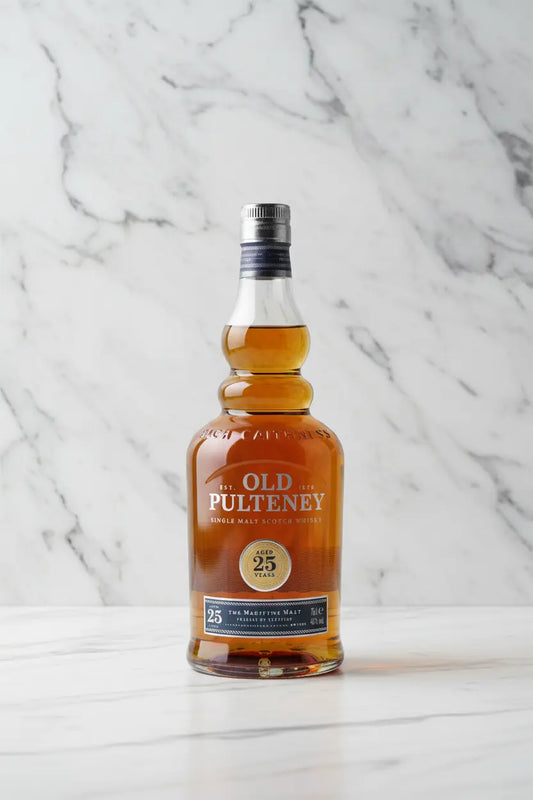Buy Old Pulteney 25 Year Old Single Malt 700ml online at Wine Sellers Direct's best prices.