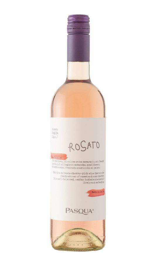 Find out more or buy Pasqua Puglia Rosato Rosé 2024 IGT (Italy) available at Wine Sellers Direct's best prices - Australia's independent liquor specialists.
