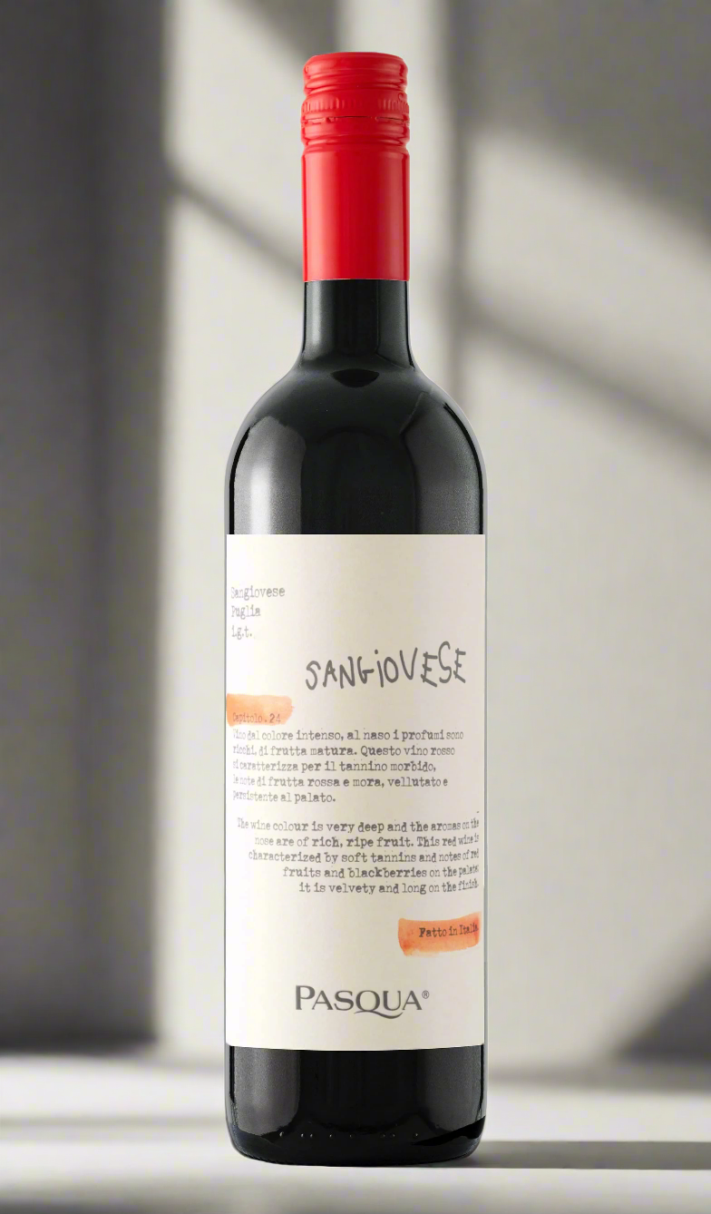 Find out more or buy Pasqua Sangiovese Puglia 2023 (Italy) available Wine Sellers Direct's best prices. Australia's independent liquor specialists!