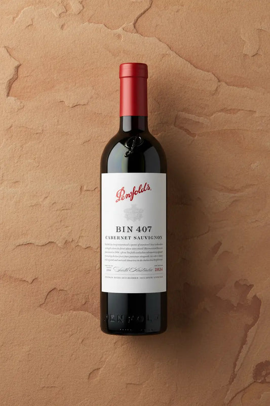 Penfolds Bin 407 Cabernet Sauvignon 2024 750ml bottle from South Australia