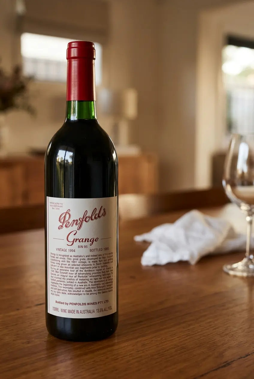 Penfolds Grange 1994 750mL bottle of red wine from South Australia