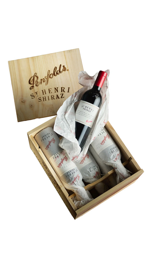 Buy Penfolds St Henri Shiraz 2019 6x750mL Wooden Box online at Wine Sellers Direct's best prices.
