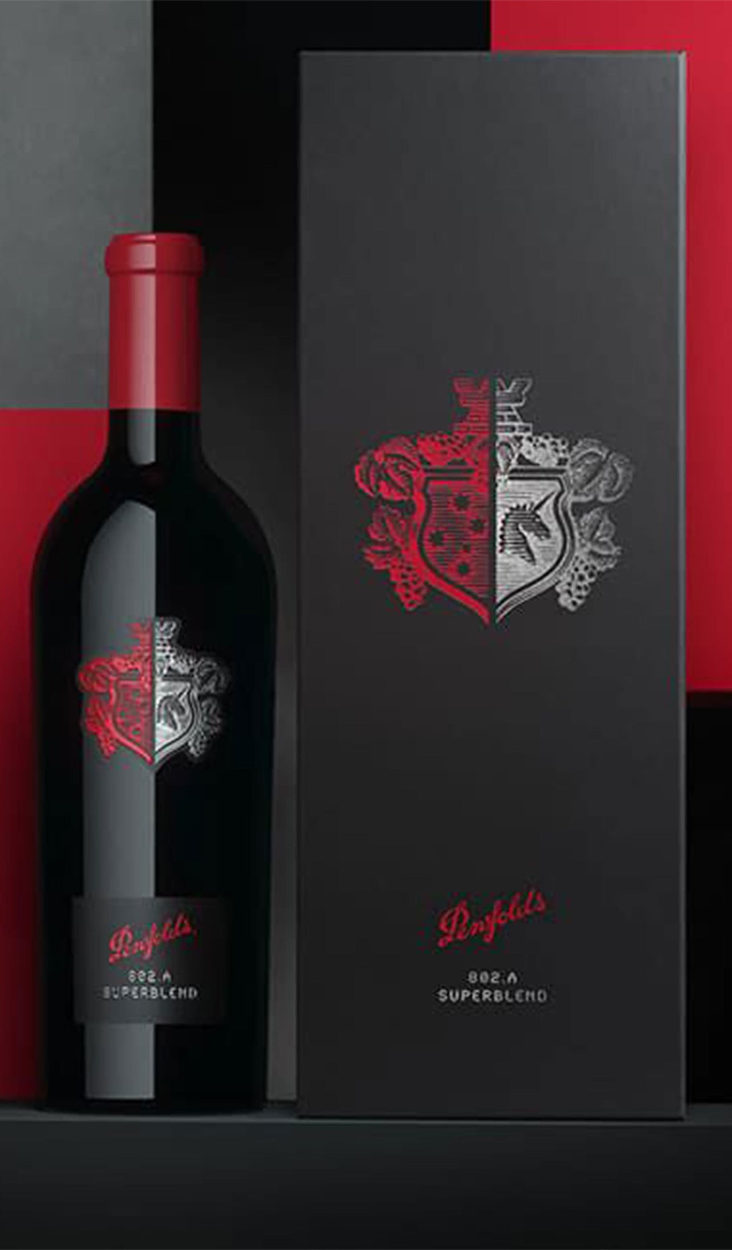 Buy Penfolds Superblend 802.A Cabernet Shiraz 2018 (Gift Boxed) available at Wine Sellers Direct's best prices.