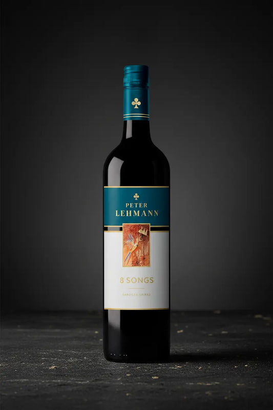 Peter Lehmann 8 Songs Shiraz 2022 bottle from Barossa Valley