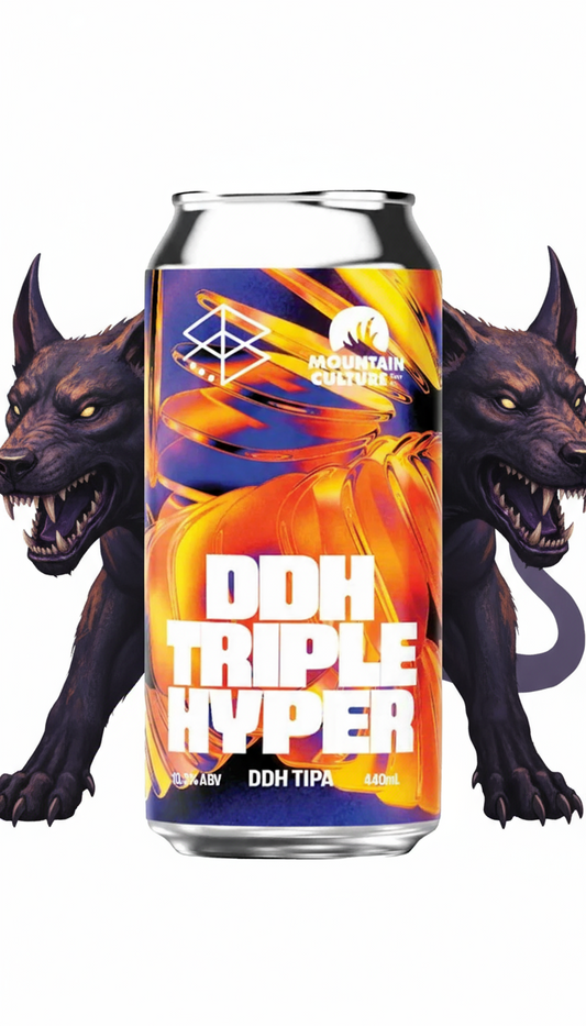 Find out more or buy Range x Mountain Culture DDH Triple Hyper TIPA 440ml online at Wine Sellers Direct - Australia’s independent liquor specialists.