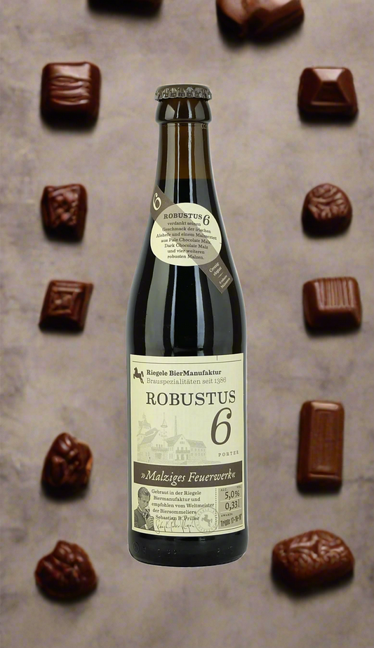 Find out more or buy Riegele Robustus 6 Porter 660ml online at Wine Sellers Direct - Australiaβs independent liquor specialists.