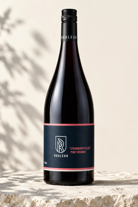 Rouleur Strawberry Fields Pinot Meunier 2025 750mL bottle of red wine from King Valley.
