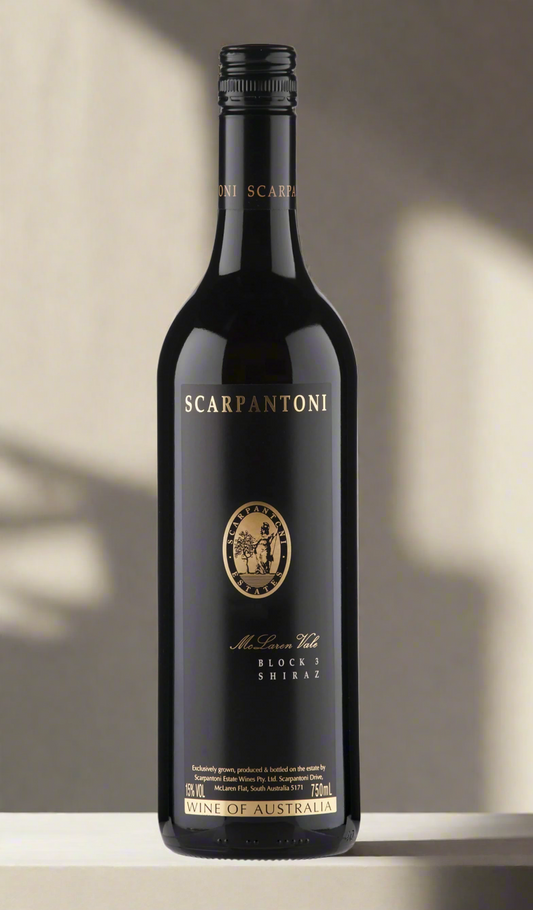 Find out more or buy Scarpantoni Block 3 Shiraz 2021 (McLaren Vale) available at Wine Sellers Direct's best prices. Australia's independent liquor specialists.