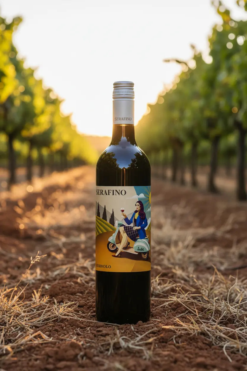 Serafino Bellissimo Nebbiolo 2025 750mL bottle of red wine from McLaren Vale