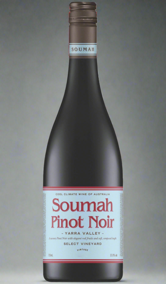 Find out more or buy Soumah Pinot Noir d’Soumah 2023 (Yarra Valley) online at Wine Sellers Direct - Australia’s independent liquor specialists.