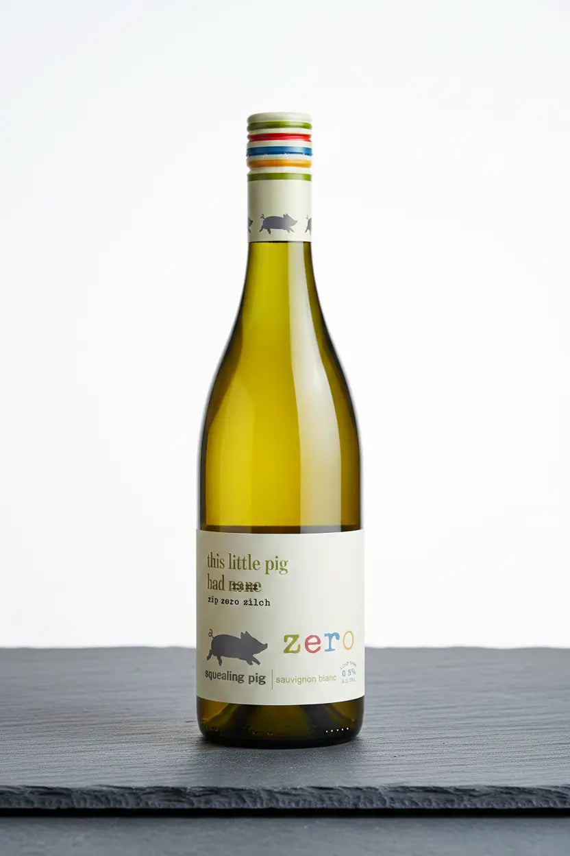 Buy Squealing Pig Sauvignon Blanc Zero 750ml Marlborough online at Wine Sellers Direct's best prices.