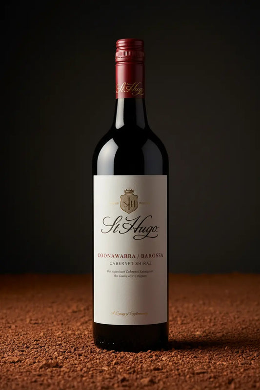 St Hugo Signature Cabernet Shiraz 2023 750ml red wine bottle from Coonawarra & Barossa