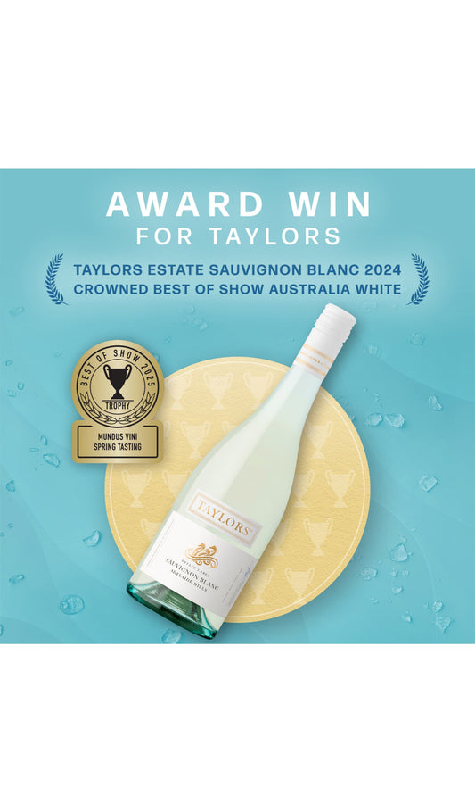 Find out more or buy Taylors Jaraman Sauvignon Blanc 2024 (Adelaide Hills & Margaret River) Best White of Show Trophy Winner Mundus Vini 2025 available now at Wine Sellers Directs best prices - Australia's independent liquor specialists.