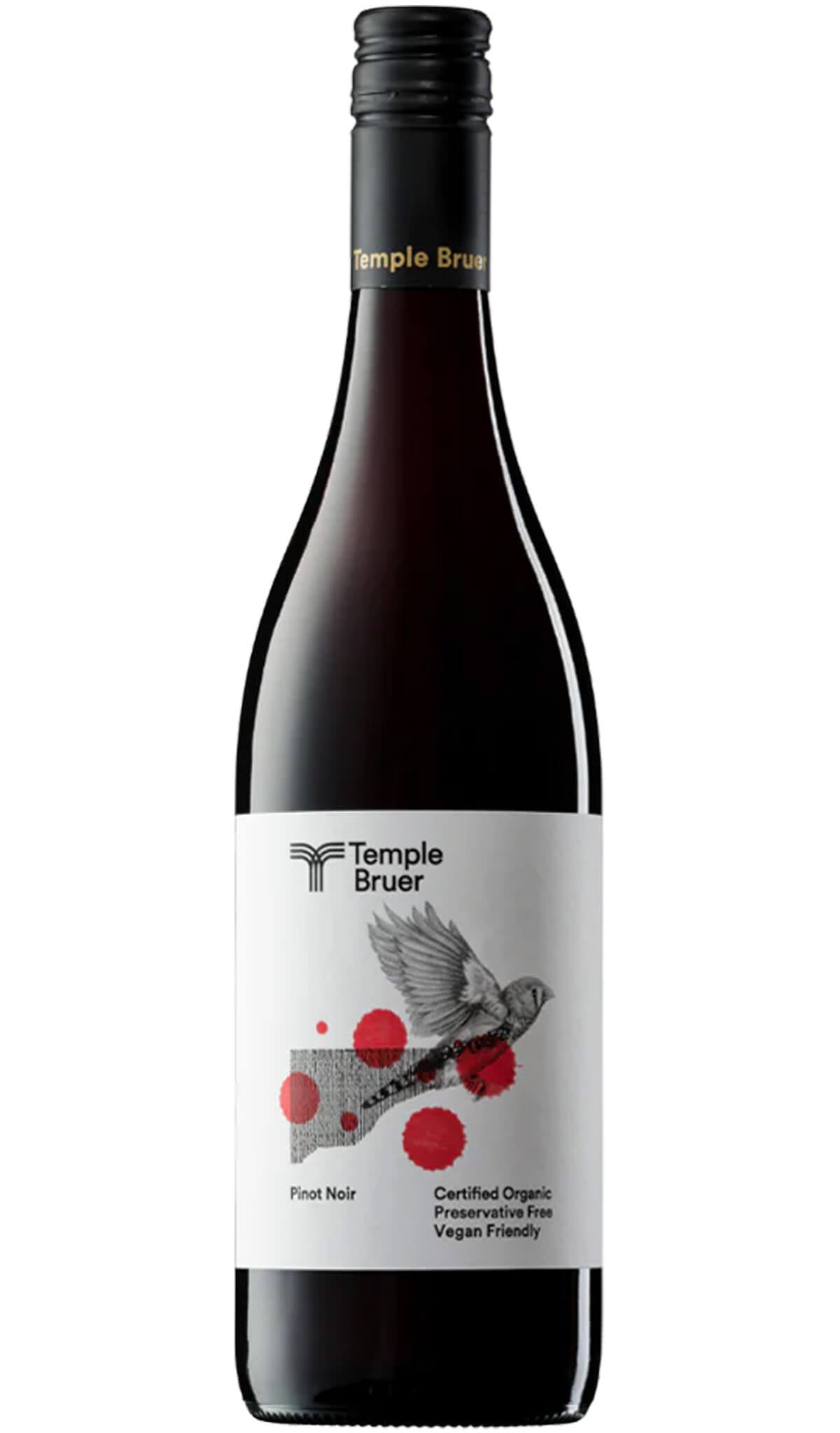 Find out more or buy Temple Bruer Pinot Noir 2023 (Preservative Free, Organic, Vegan) online at Wine Sellers Direct - Australia’s independent liquor specialists.