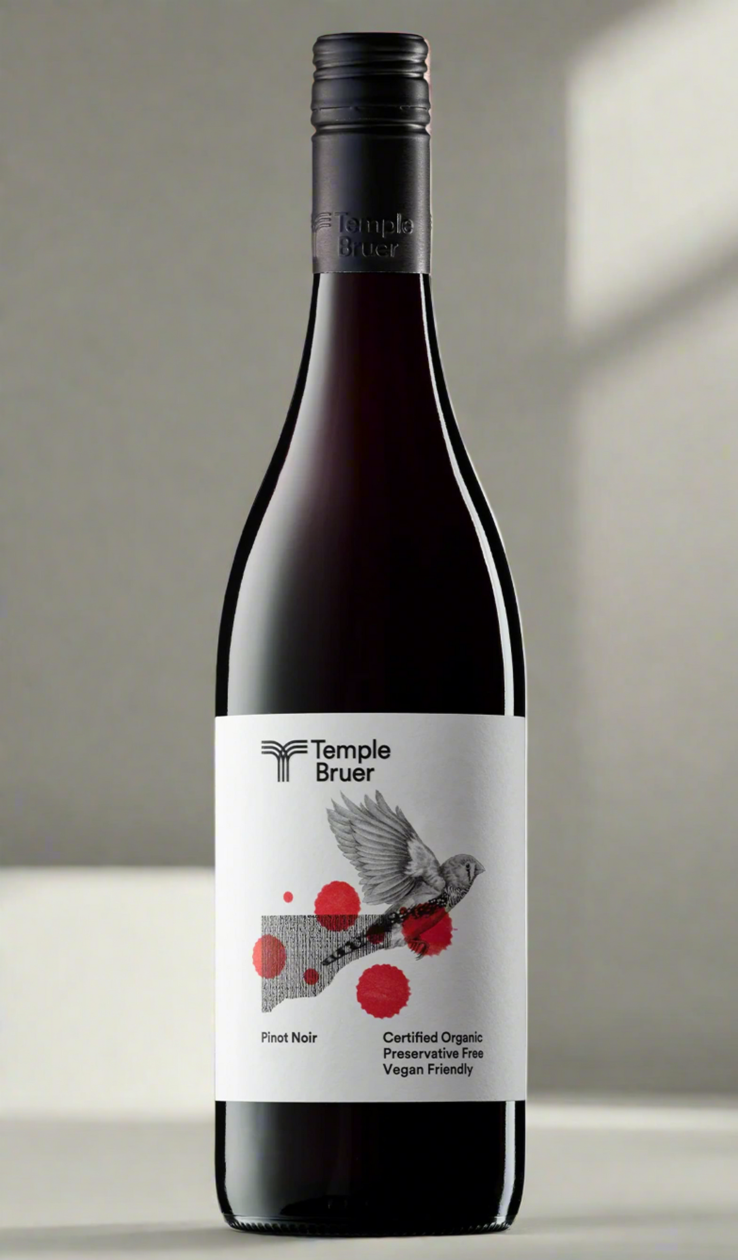 Buy Temple Bruer Pinot Noir 2024 (Preservative Free, Organic, Vegan) available at Wine Sellers Direct's best prices.