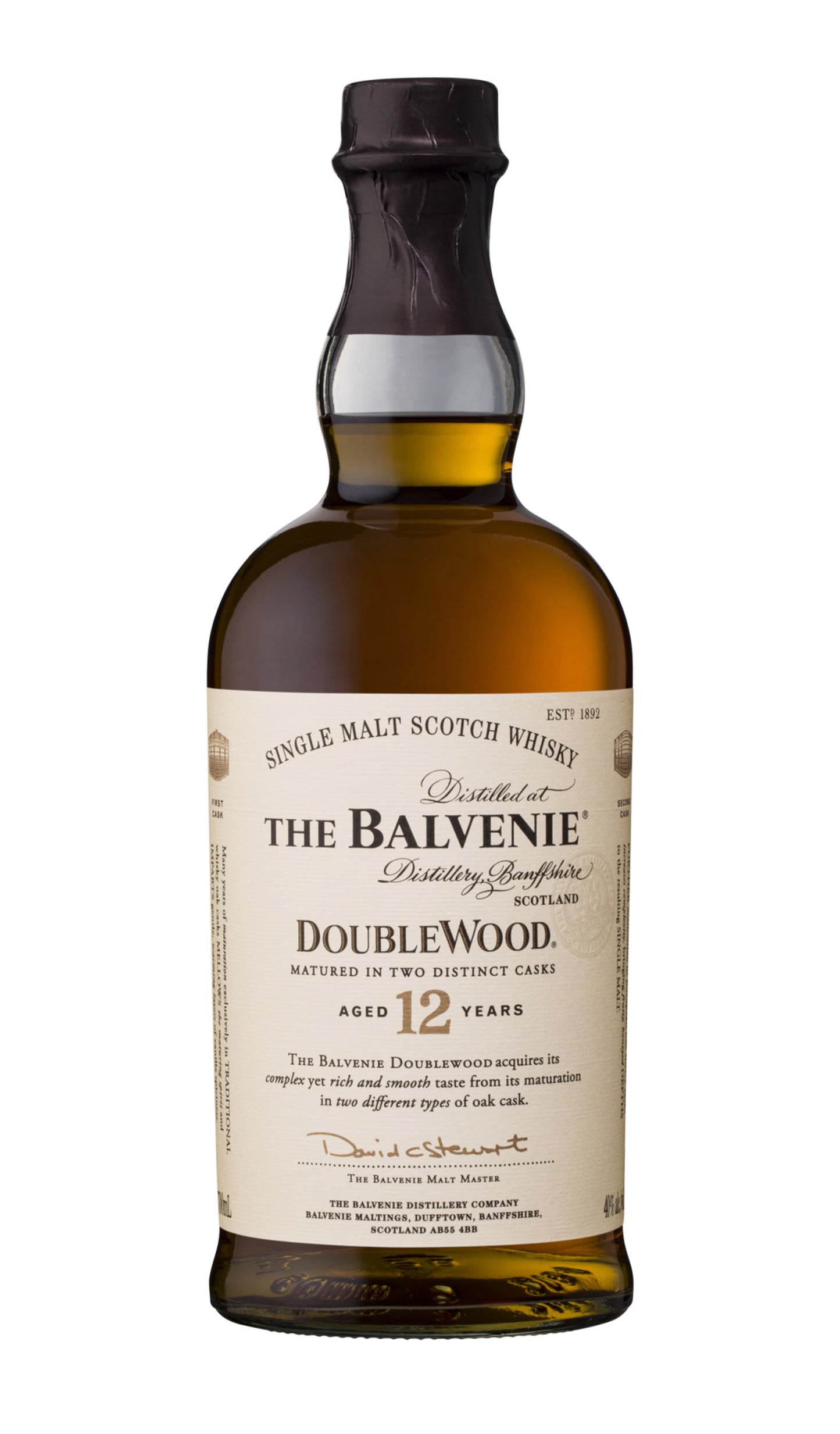 Find out more or buy The Balvenie Doublewood 12 Year Old Single Malt Scotch 700mL available at Wine Sellers Direct's best prices - Australia's independent liquor specialists.