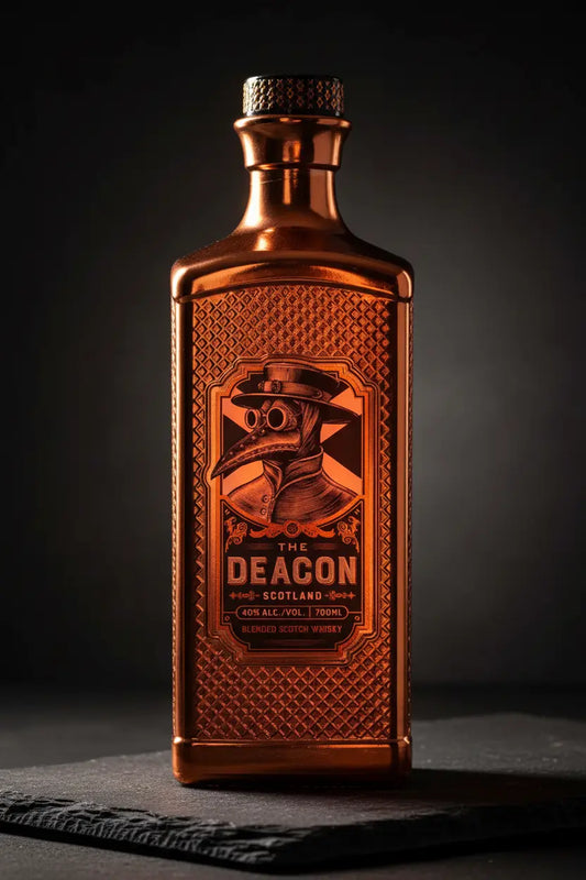 The Deacon Blended Scotch Whisky 700mL bronze bottle.