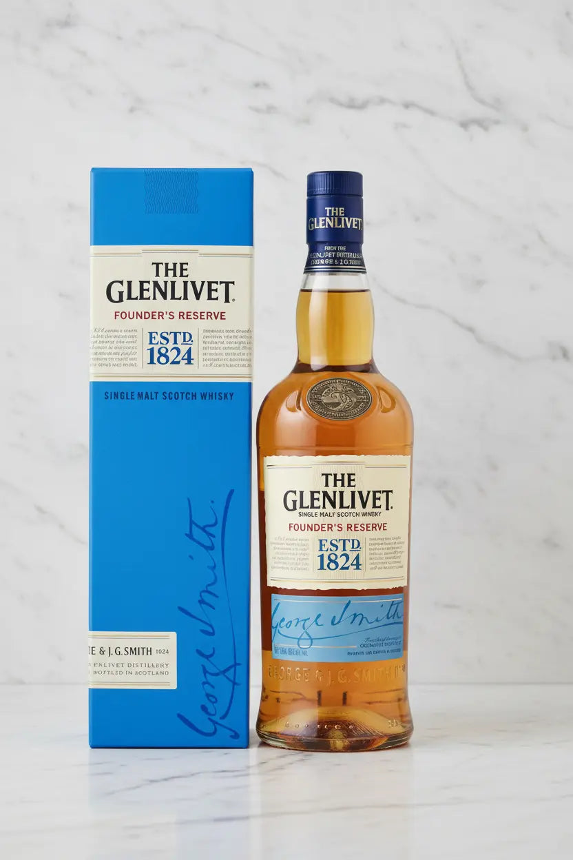 Find out more or buy The Glenlivet Founder's Reserve Single Malt Scotch Whisky 700ml online at Wine Sellers Direct.