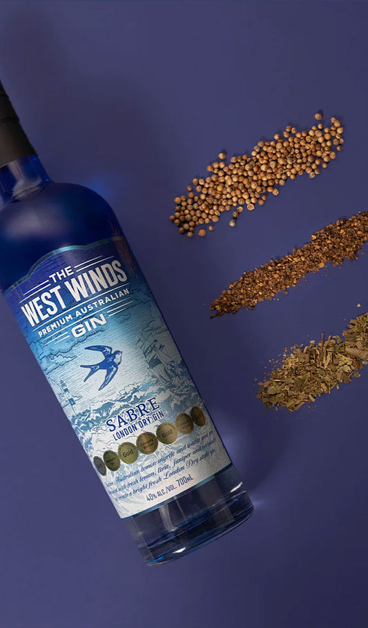 Find out more or buy The West Winds Gin The Sabre 700mL online at Wine Sellers Direct's best prices - Australia’s independent liquor specialists.