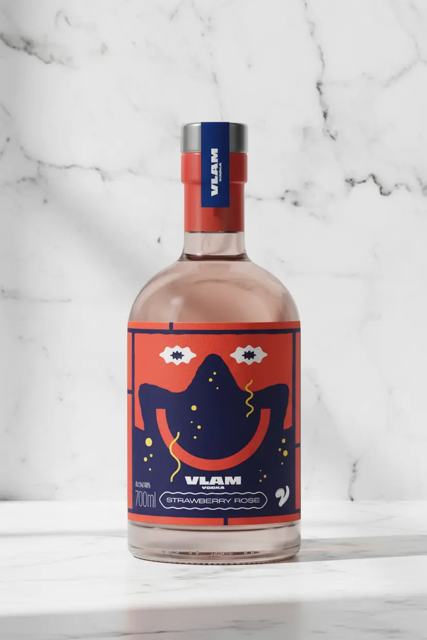 Buy VLAM Strawberry Rose Vodka 700ml Victoria online at Wine Sellers Direct's best prices.