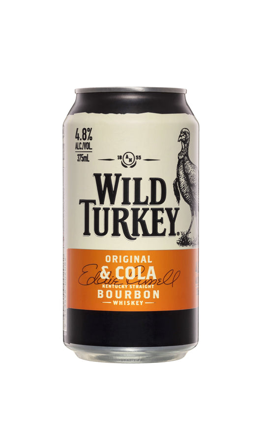 Shop Wild Turkey Original & Cola Can 375mL available at Wine Sellers Direct's best prices.