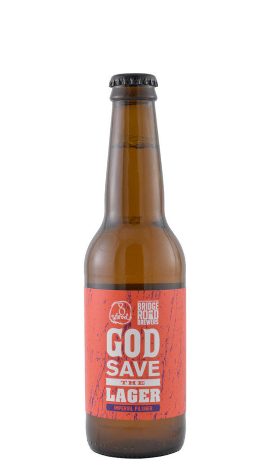 Find out more or buy 8 Wired God Save The Lager Imperial Pilsner Bridge Road Brewers Collaboration 330ml online at Wine Sellers Direct - Australia’s independent liquor specialists.