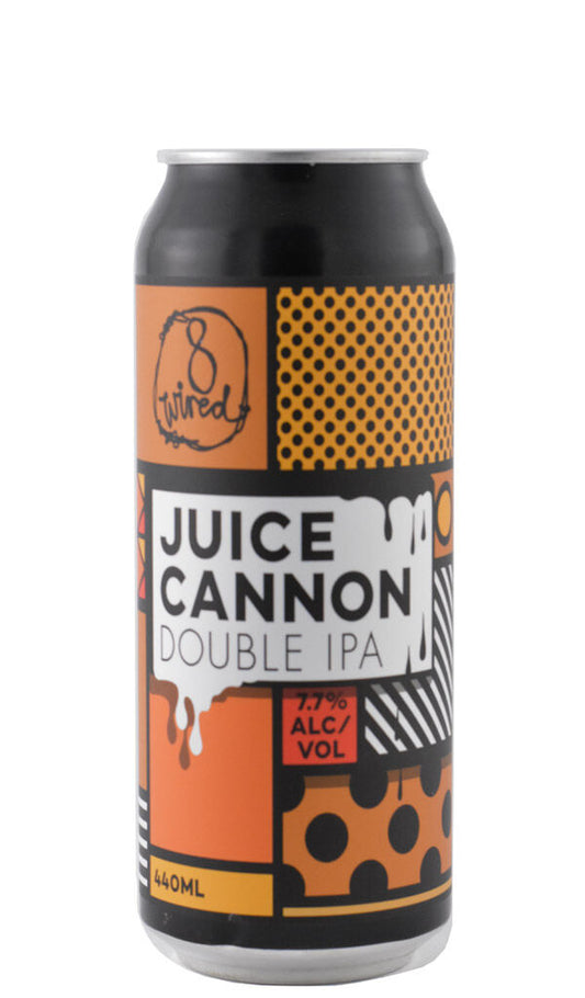 Find out more or buy 8 Wired Juice Cannon Double IPA 440ml online at Wine Sellers Direct - Australia’s independent liquor specialists.