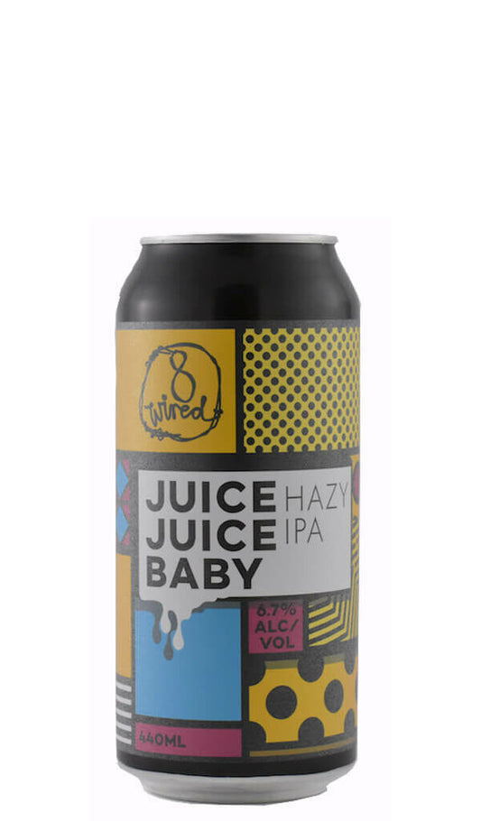 Find out more or buy 8 Wired Juice Juice Baby Hazy IPA 440ml online at Wine Sellers Direct - Australia’s independent liquor specialists.