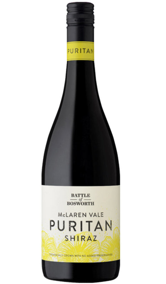 Find out more or buy Battle of Bosworth McLaren Vale 'Puritan' Shiraz 2018 (Organic, Preservative Free) online at Wine Sellers Direct - Australia’s independent liquor specialists.