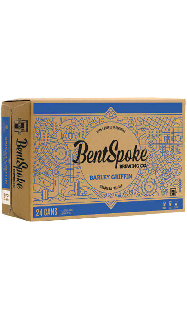 Find out more or buy BentSpoke Barley Griffin Pale Ale 375ml 24 Can Slab online at Wine Sellers Direct - Australia’s independent liquor specialists.