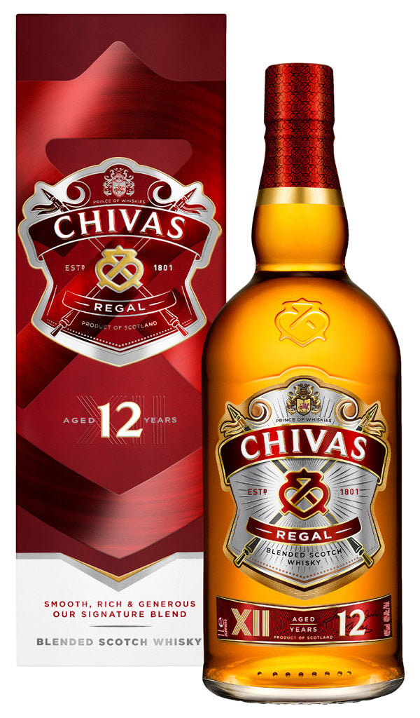 Chivas Regal 12 Year Old Scotch Whisky 1000mL – Wine Sellers Direct