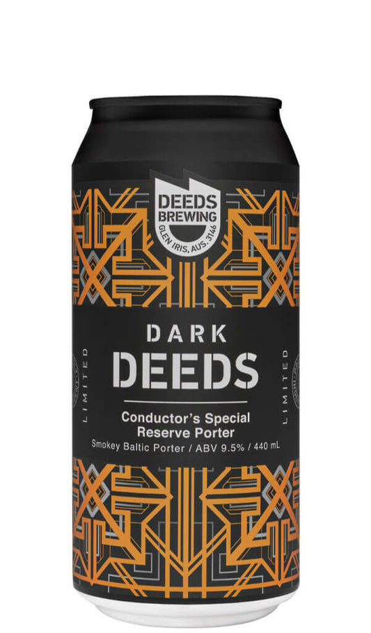 Find out more or buy Deeds Brewing Conductor's Special Reserve Porter Smokey Baltic Porter 440ml online at Wine Sellers Direct - Australia’s independent liquor specialists.