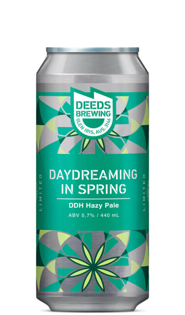 Find out more or buy Deeds Brewing Daydreaming In Spring DDH Pale Ale 440ml online at Wine Sellers Direct - Australia’s independent liquor specialists.