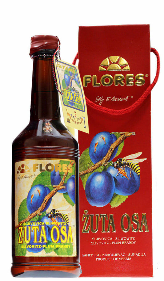 Find out more or buy Flores Zuta Osa Plum Brandy 700ml online at Wine Sellers Direct - Australia’s independent liquor specialists.