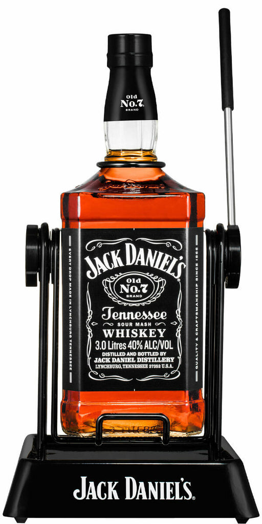 Jack Daniel's Old No. 7　 3000ml ボトル Jack Daniel's Old No.7 Tennessee Whiskey & Metal Cradle 3Lt (3000ml)