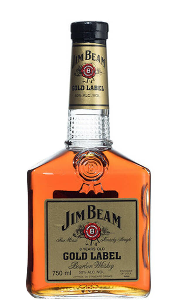 Jim Beam Gold 8 Year Old Bourbon Whiskey 750ml