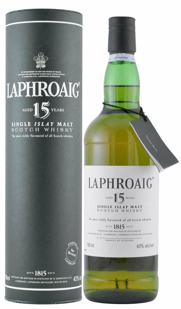 Find out more or buy Laphroaig 15 Year Old Single Malt Scotch Whisky 700mL (Original Bottling) online at Wine Sellers Direct - Australia’s independent liquor specialists.