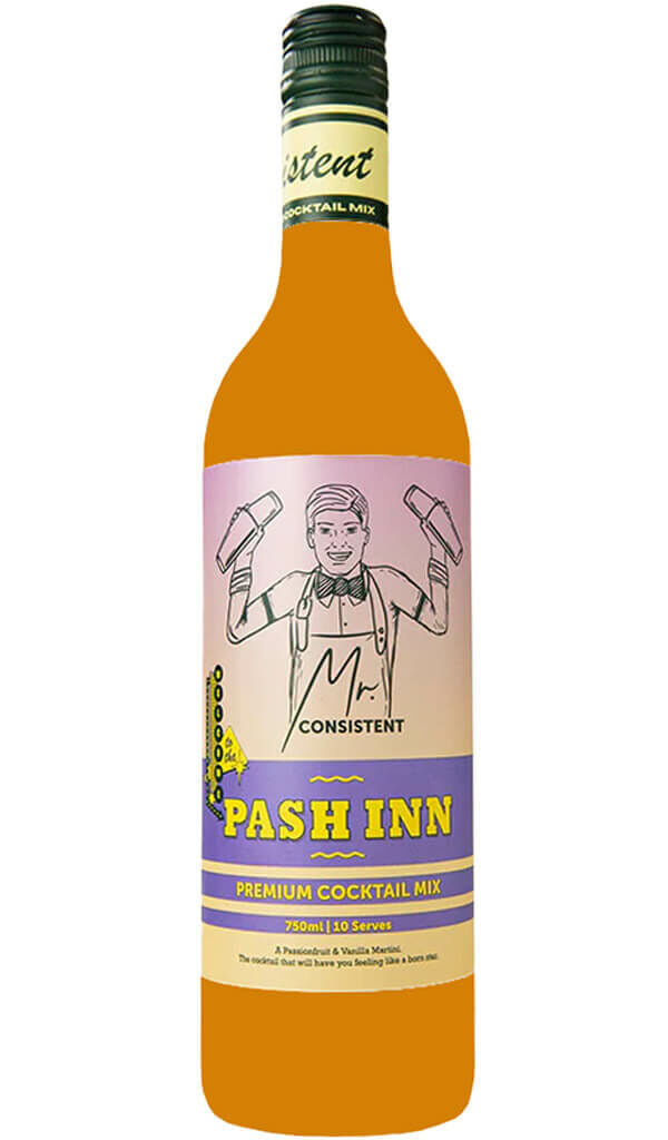 Find out more or buy Mr Consistent Pash Inn Premium Cocktail Mix 750ml online at Wine Sellers Direct - Australia’s independent liquor specialists.