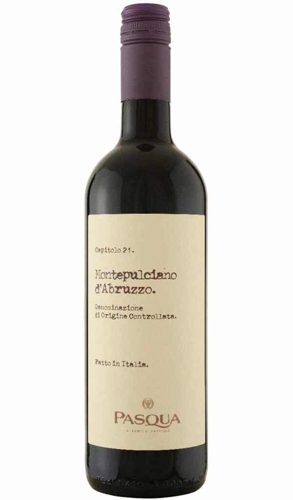 Find out more or buy Pasqua Montepulciano D’Abruzzo 2021 (Italy) online at Wine Sellers Direct - Australia’s independent liquor specialists.