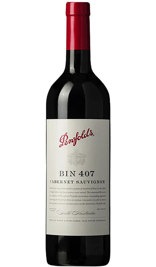 Find out more or buy Penfolds Bin 407 Cabernet Sauvignon 2002 online at Wine Sellers Direct - Australia’s independent liquor specialists.