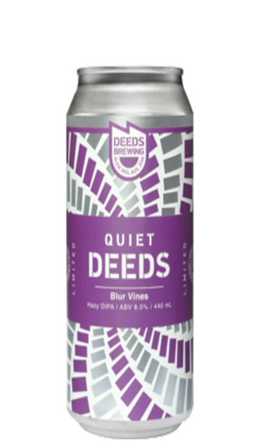 Find out more or buy Quiet Deeds Blur Vines Hazy DIPA 440ml online at Wine Sellers Direct - Australia’s independent liquor specialists.
