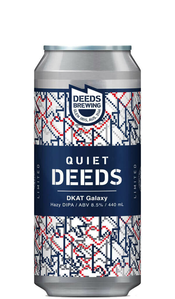 Find out more or buy Quiet Deeds DKAT Galaxy 440ml Hazy DIPA 440ml online at Wine Sellers Direct - Australia’s independent liquor specialists.